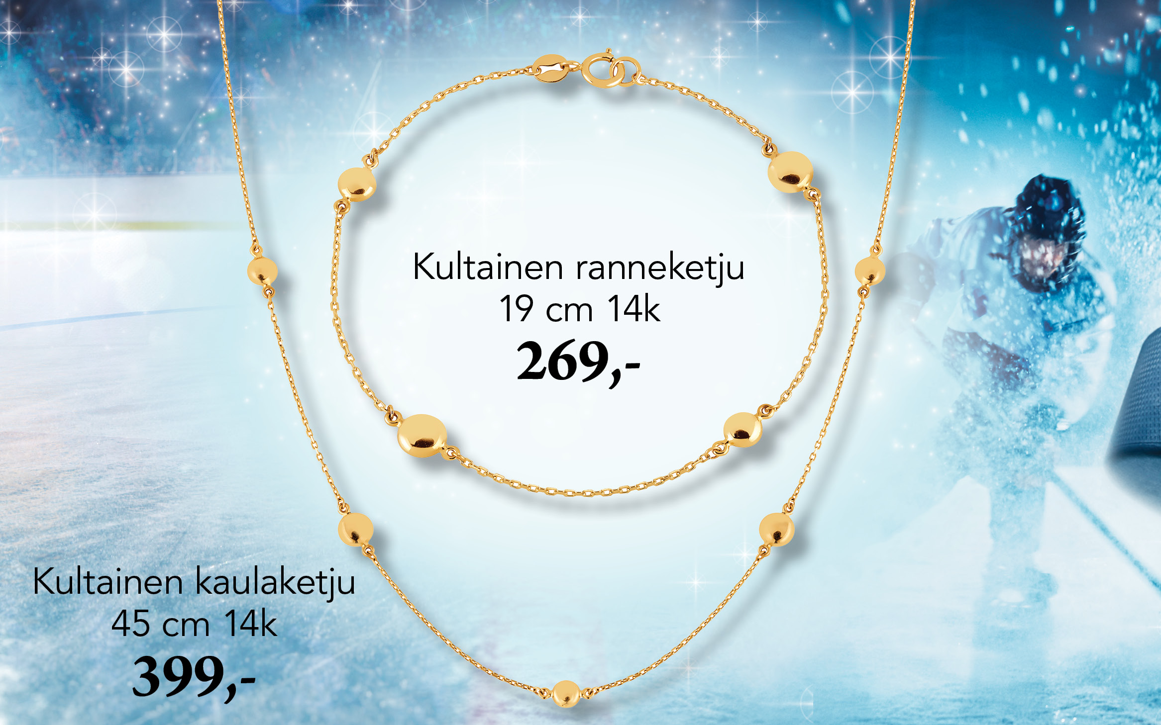 Tutustu upeisiin kultakoruihin!